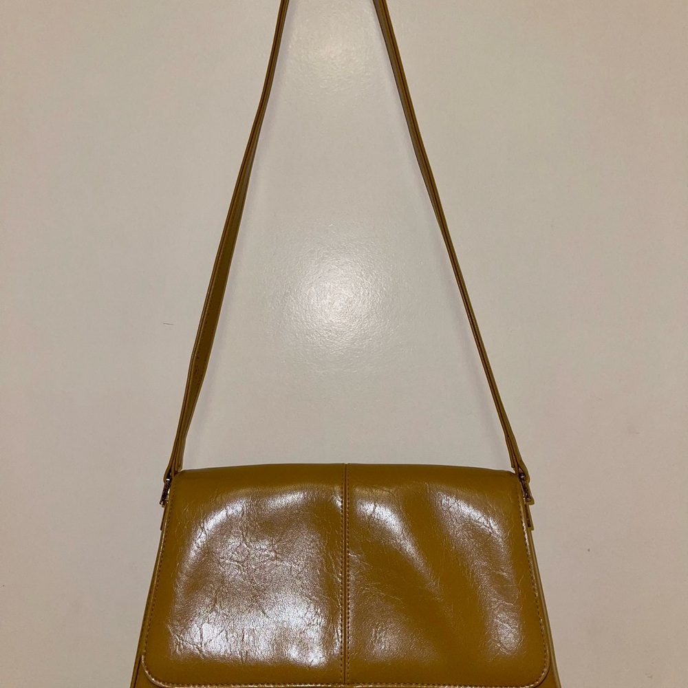 Liz Claiborne Mustard Shoulder Bag